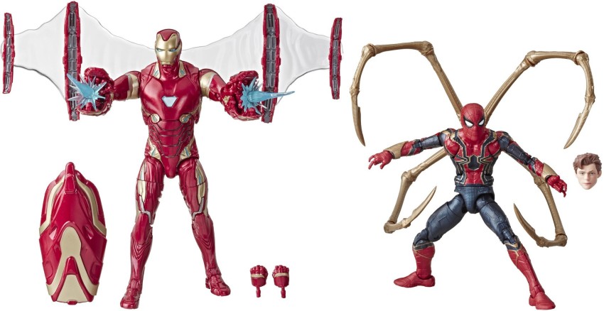 Marvel legends iron man and outlet spider man 2 pack