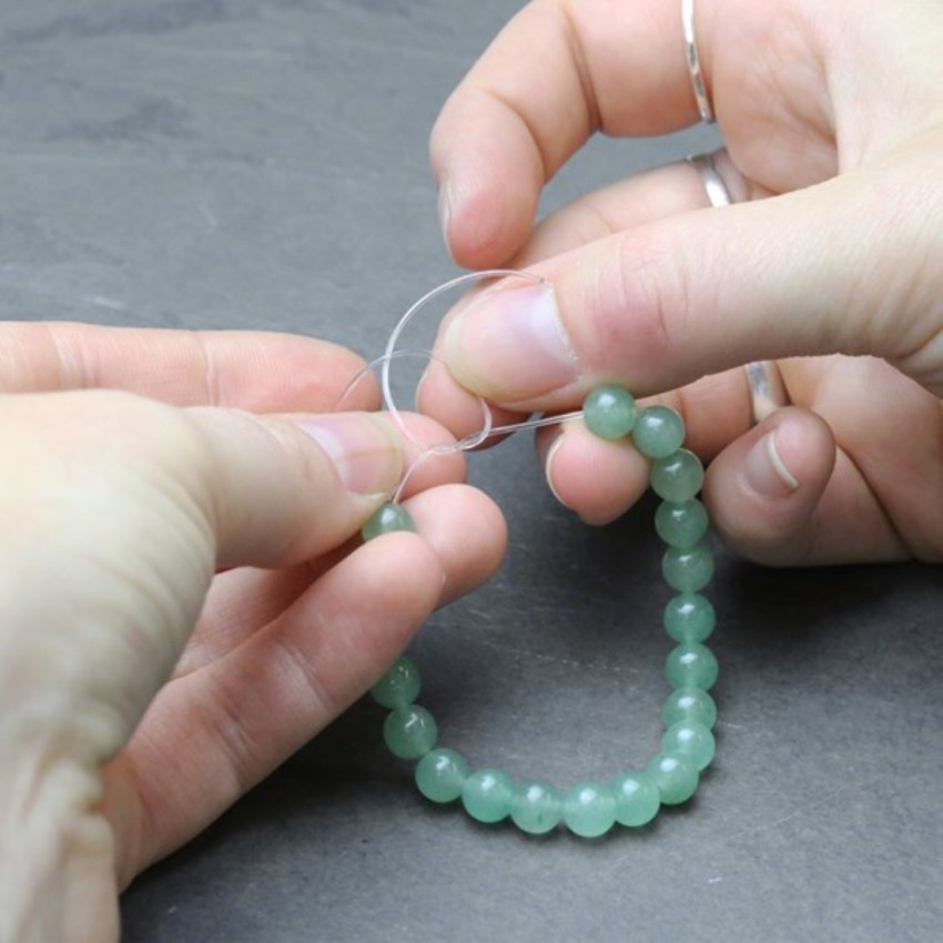 Bracelet Making String Beads  Crystal String Bracelet Making
