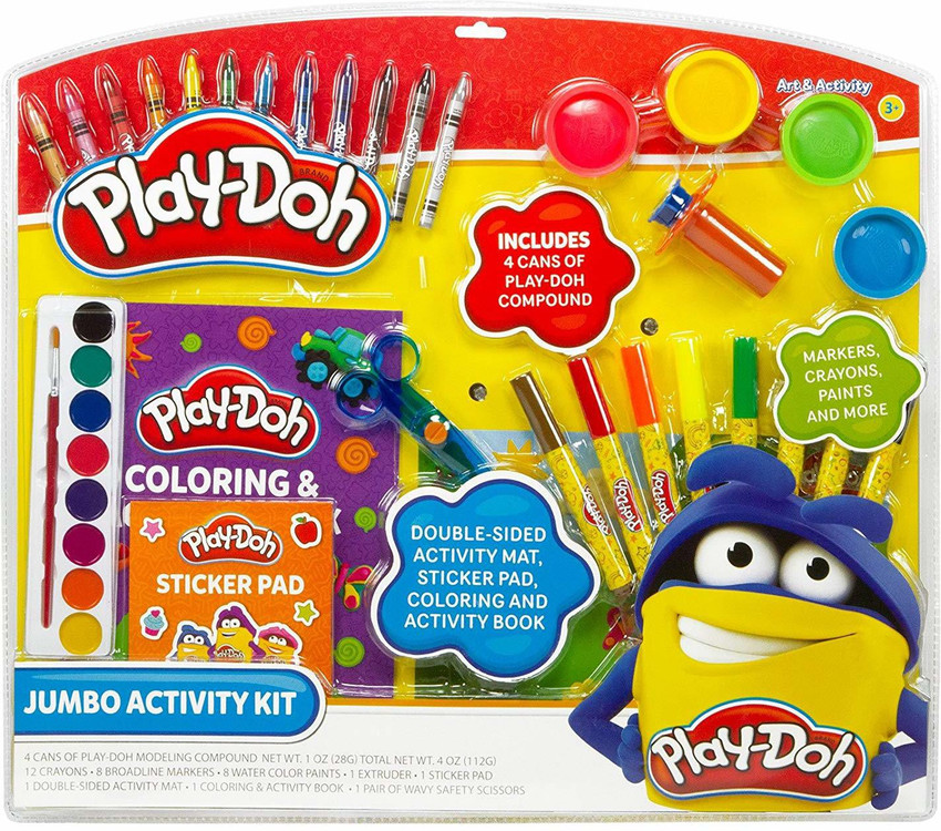 PLAY DOH Jumbo Activity Kit in Clamshell Multi Color Jumbo
