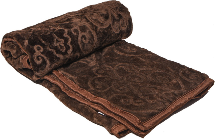 wear me Floral Double Mink Blanket for Heavy Winter Buy wear me