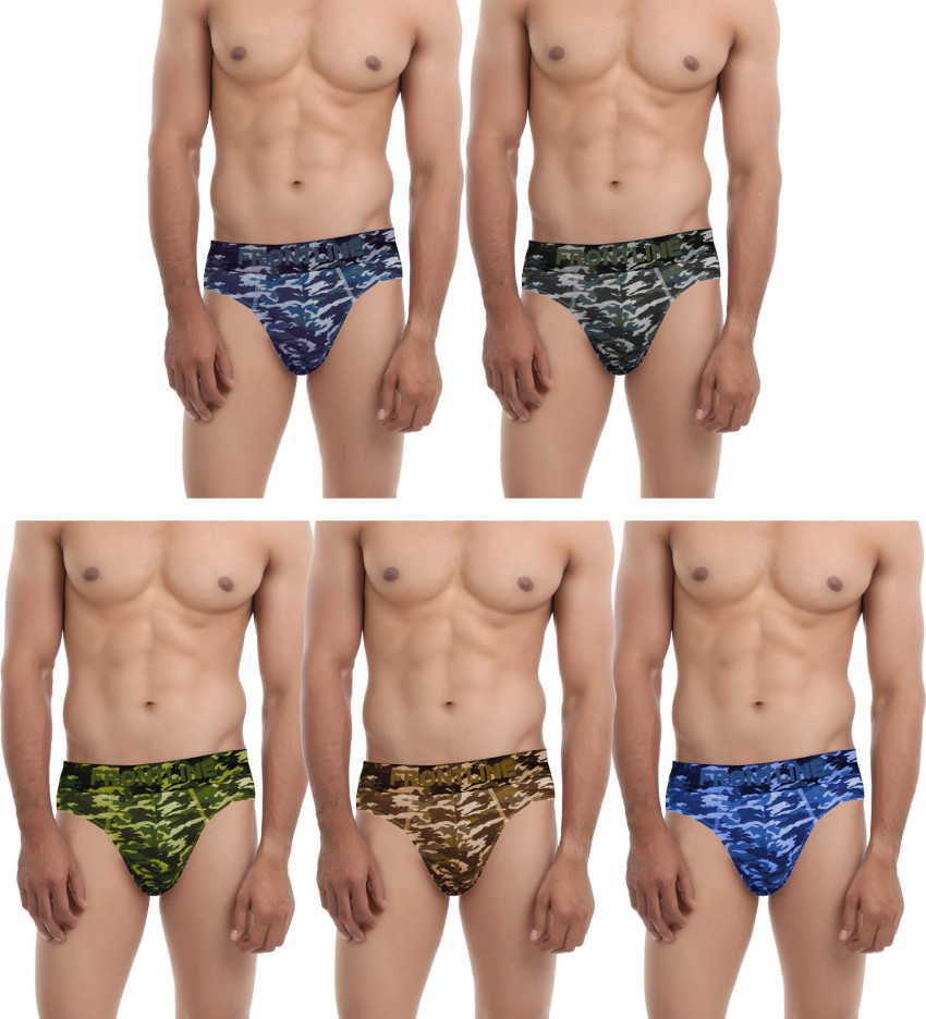 Buy Rupa Frontline Expando Brief Men's Cotton (Pack of 5) (Colors May Vary)  at