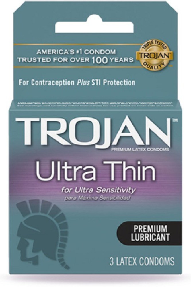 Buy Trojan Ultra Thin Latex Condoms, 36 count Online at Lowest Price Ever  in India