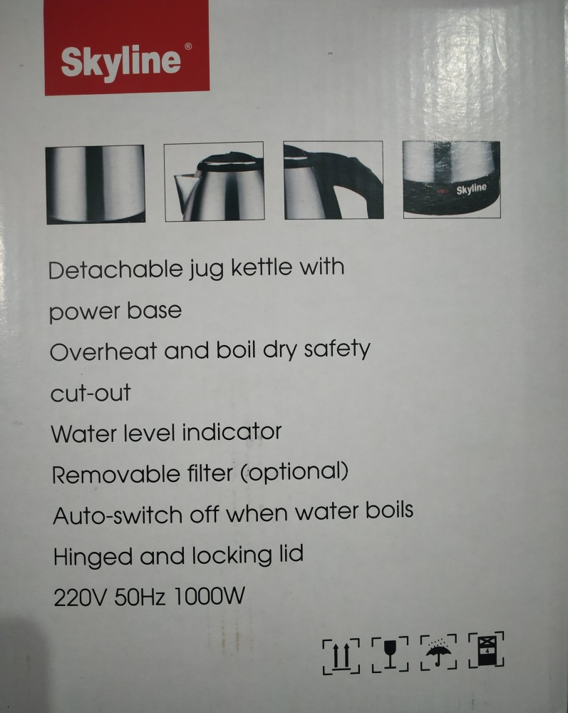 Skyline electric best sale kettle vtl 5008