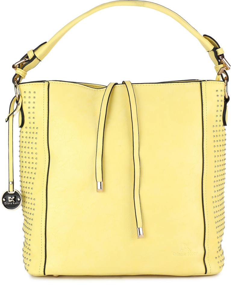 Diana Korr Women Yellow Shoulder Bag