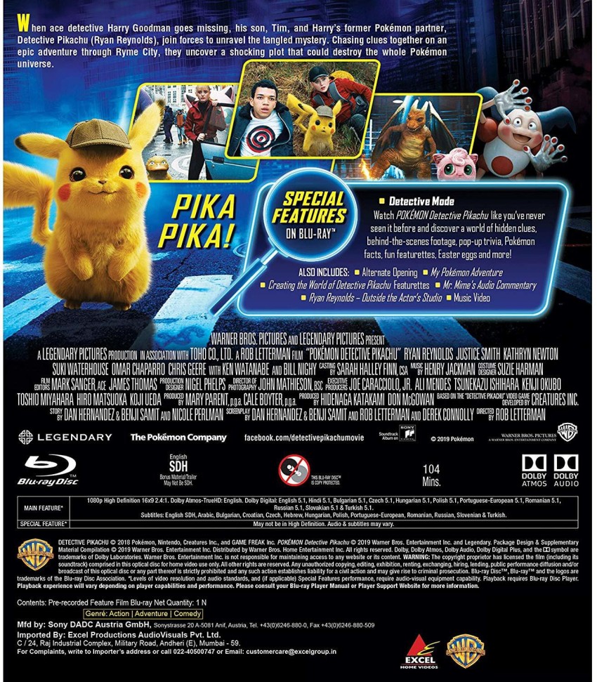 Pok mon Detective Pikachu Price in India Buy Pok mon Detective