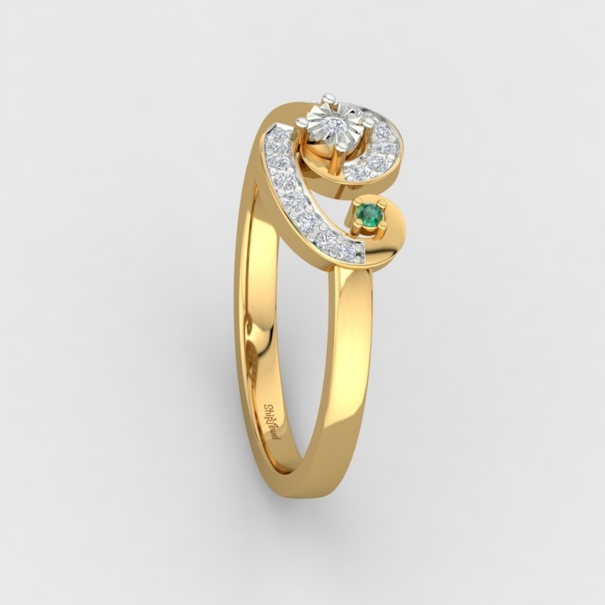 ShipJewel Armada Ring 18KT Gold 18 18kt Diamond Emerald Yellow