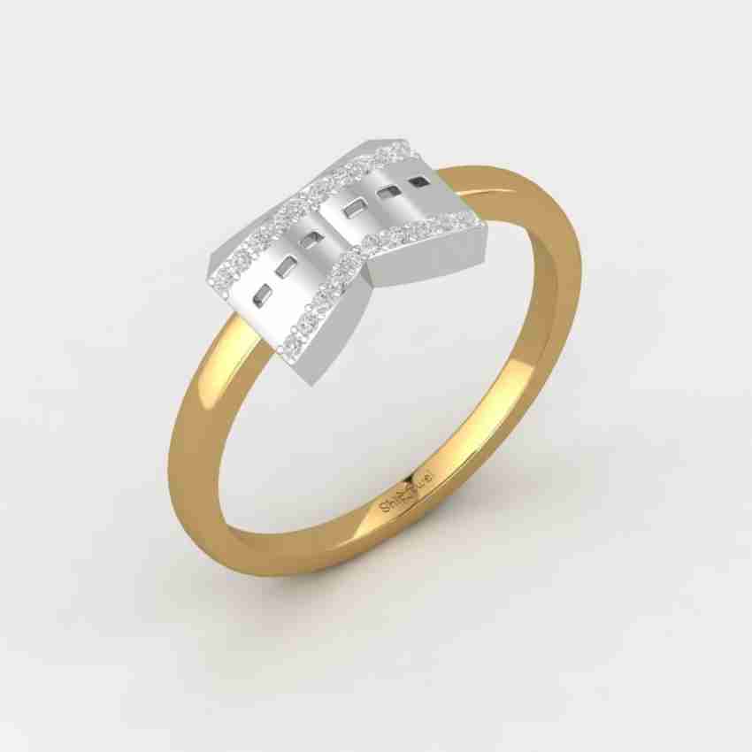 ShipJewel Devil D Ring 18kt Diamond Yellow Gold ring Price in