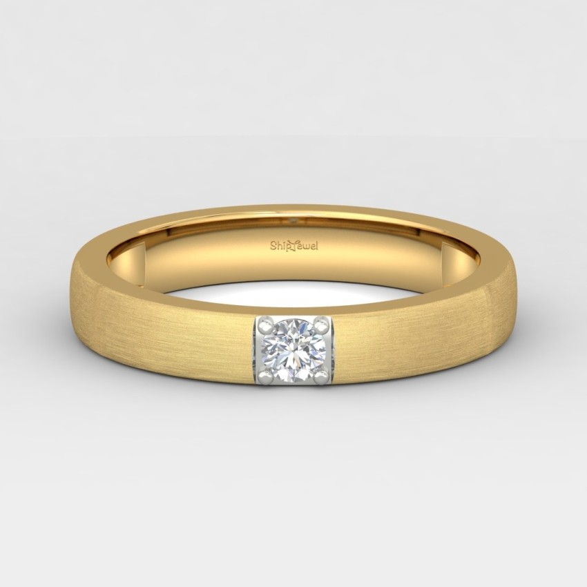 ShipJewel Devil D Ring 18kt Diamond Yellow Gold ring Price in