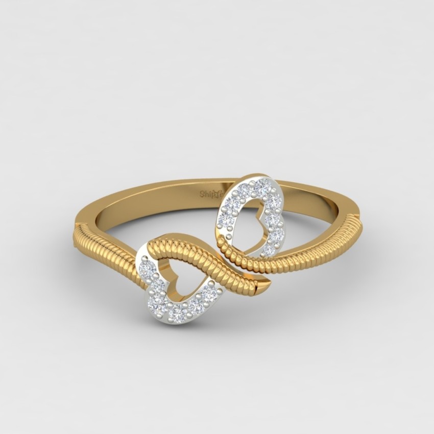 Infinity heart deals ring gold