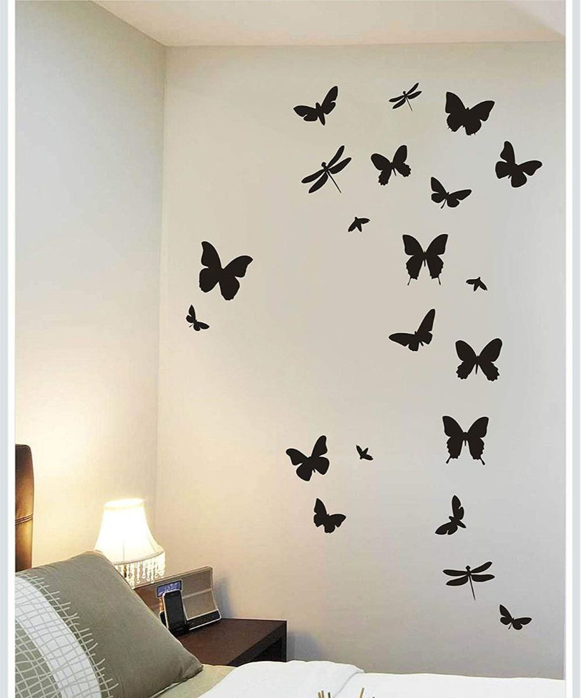 Butterfly bedroom shop wall stickers