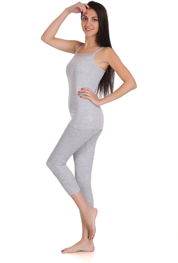 Selfcare New Winter Collection Women Top - Pyjama Set Thermal - Buy Light  Grey Selfcare New Winter Collection Women Top - Pyjama Set Thermal Online  at Best Prices in India