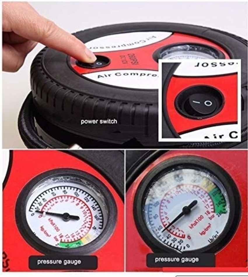 Flat tyre air hot sale pump