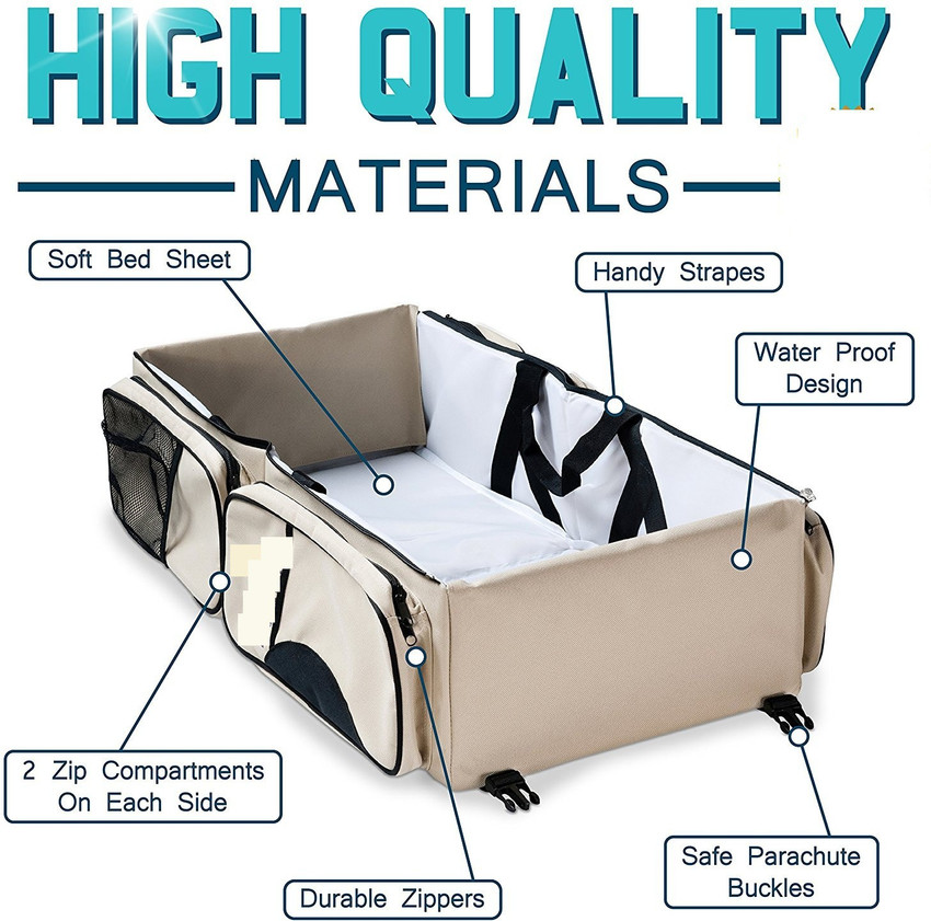 Diaper bag travel bassinet best sale