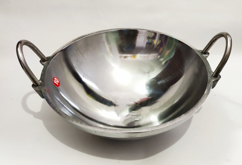  HAZEL Aluminium Hammered Finish Handi with Lid Biryani Rice Cooking  Pot Dhari Patiya Tope Patila Vessel, 24 cm, 3600 ML: Home & Kitchen