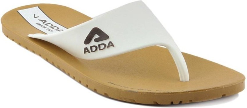 Adda Men Slippers Buy White Color Adda Men Slippers Online at