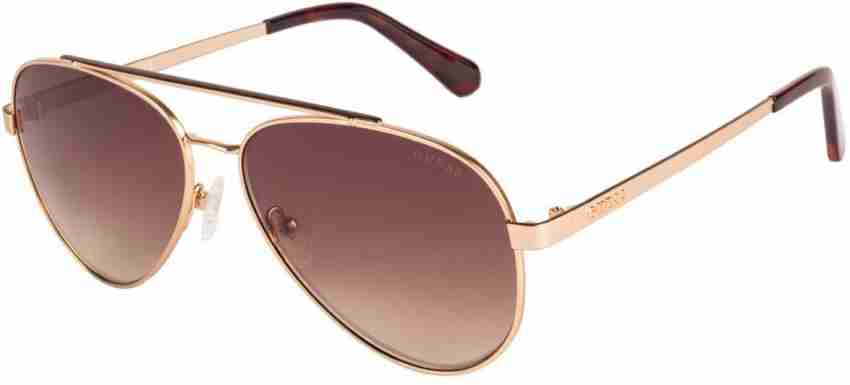 Guess aviator clearance sunglasses gold