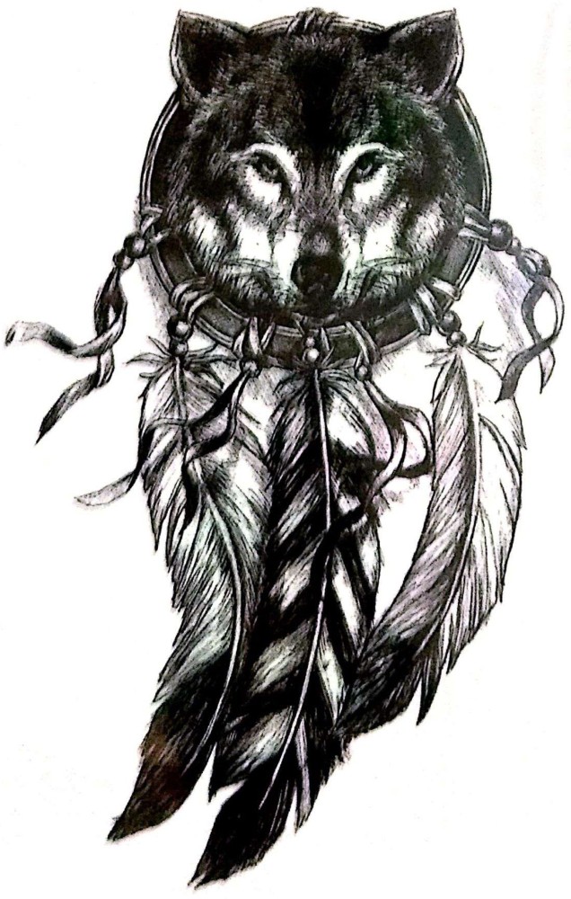 Wolf and dream catcher piece done by aavianatattoos  Aavianas books are  closed until the new year  wolftattoo wolf dreamcatcher  Instagram