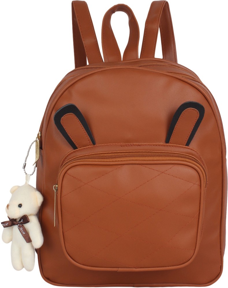 Leather 2025 backpack flipkart