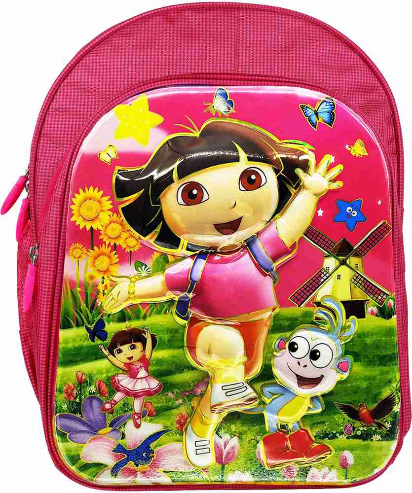 Flipkart RBRN Dora 3D Effect Lightweight Kids School Bag Suitable Upto 5 7 Years Waterproof School Bag School Bag