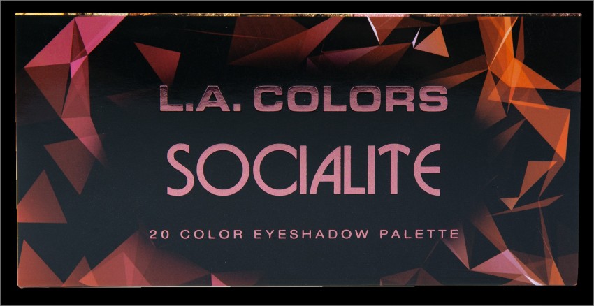 L.A. Colors Eyeshadow Palette, Socialite