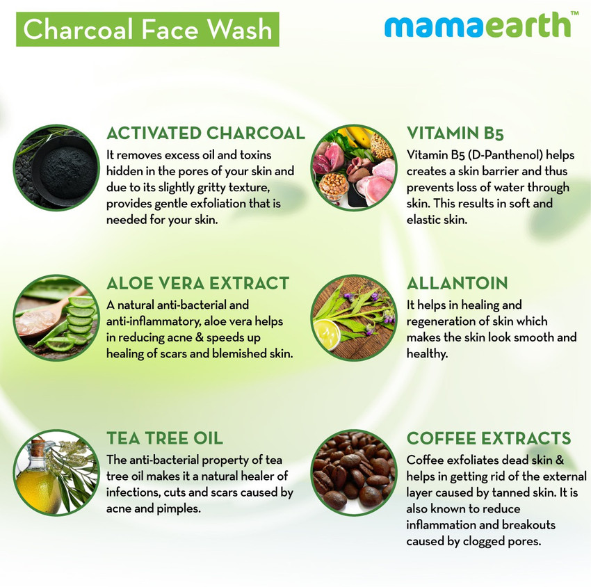 Mamaearth charcoal store face wash
