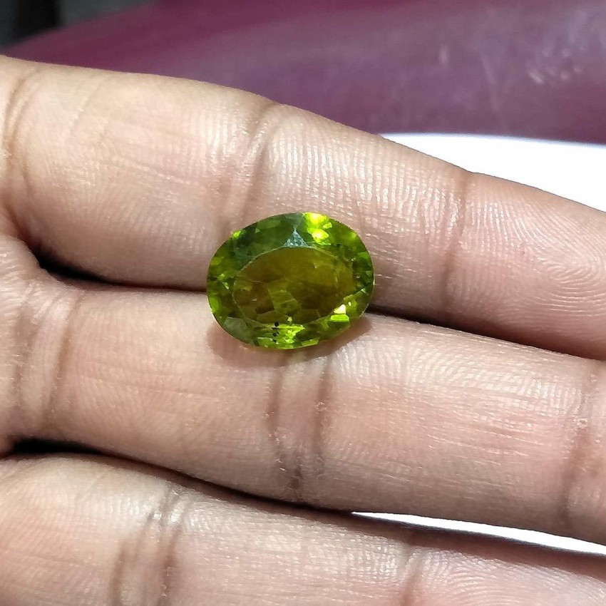 Natural peridot stone on sale price