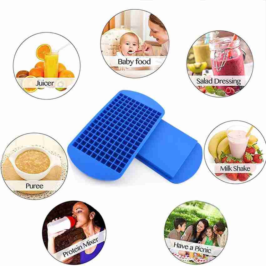 VibeX ™ Rubber Plastic Stackable Mini Ice Cube Mold Blue Silicone Ice Cube  Tray Price in India - Buy VibeX ™ Rubber Plastic Stackable Mini Ice Cube  Mold Blue Silicone Ice Cube