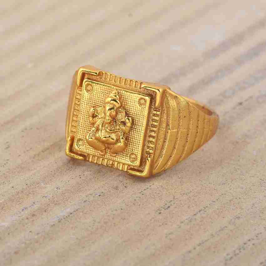 Lord vinayaka discount gold rings models