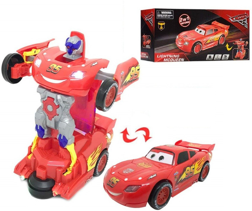 Lightning mcqueen sales transformer toy