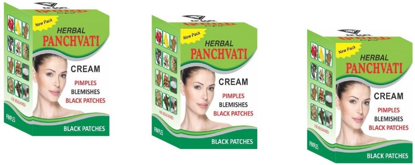 panchvati herbals ANTI AGEING &REMOVE BLACK PATCHES CREAM PACK OF 3