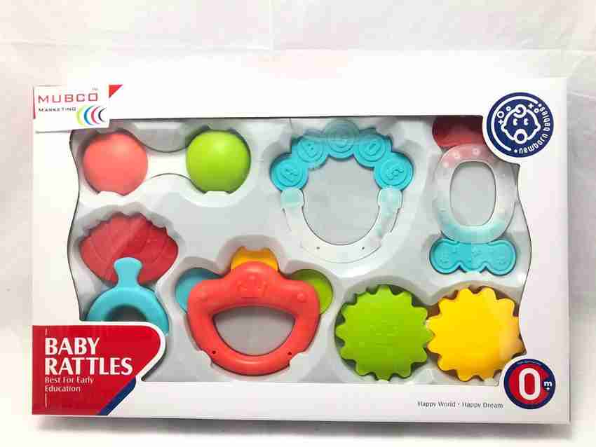 Mubco Huanger Baby Tether Rattle Toy Set of 6 for 0 Months Rattle Price in India Buy Mubco Huanger Baby Tether Rattle Toy Set of 6 for 0 Months Rattle online at Flipkart