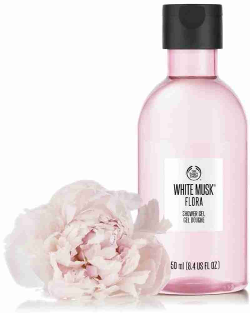 Body shop white clearance musk flora shower gel