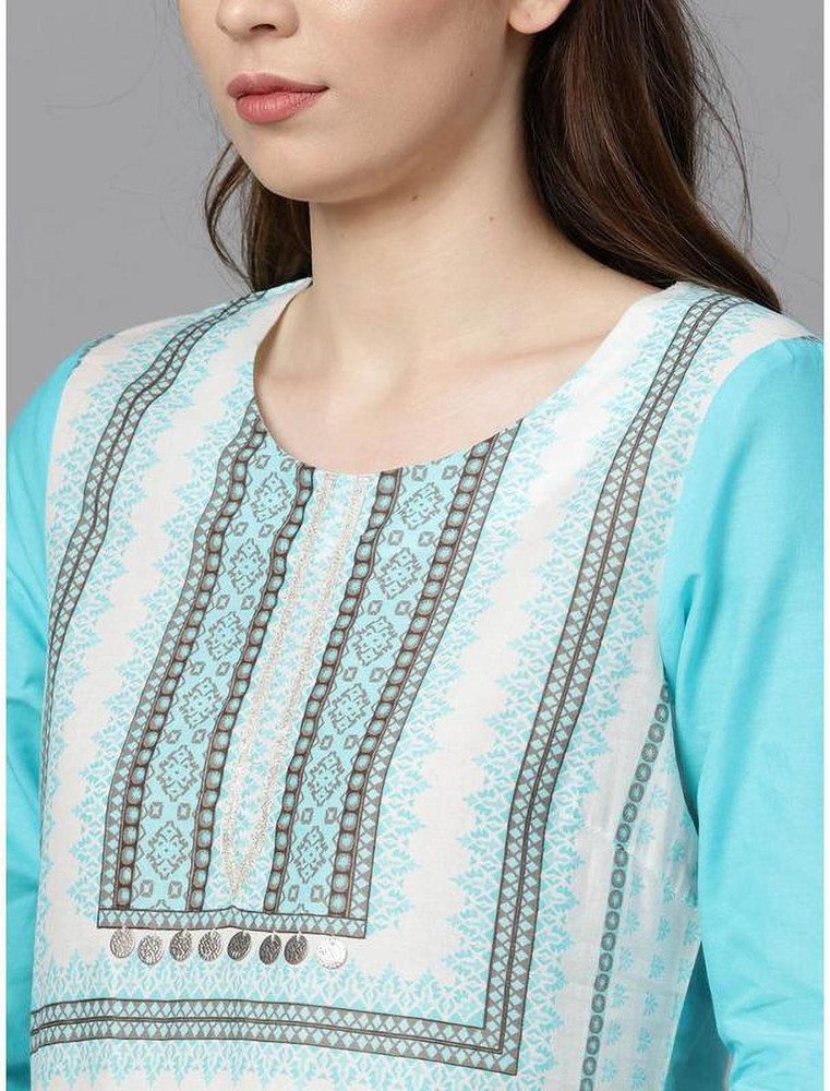 Vismaya Women Printed A line Kurta Buy Vismaya Women Printed A