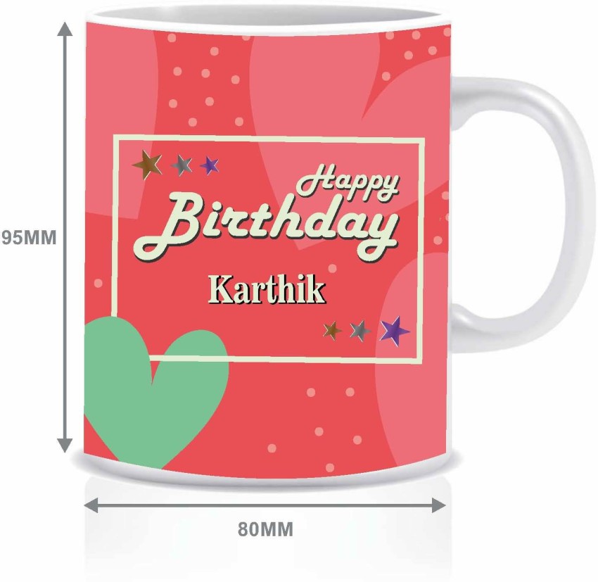Happy Birthday Karthik Cake Candle - Greet Name