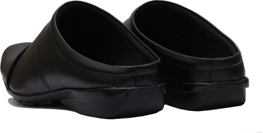  Mishansha Comfort House Shoes for Men Canvas Slip on Shoes  Men's Slippers Lightweight Mules Black