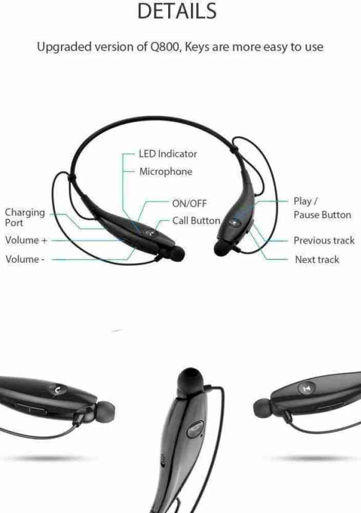 Buy Hbs-730 In the Ear Wireless Bluetooth Earphones / Headset With Mic for  All Mobile with All Color Online - Get 88% Off