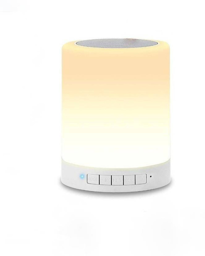 Wireless bluetooth speaker with smart touch led mood lamp new arrivals