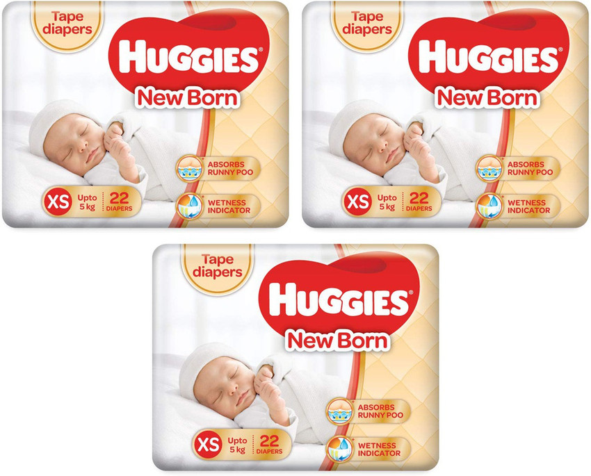 Huggies new born baby diapers top