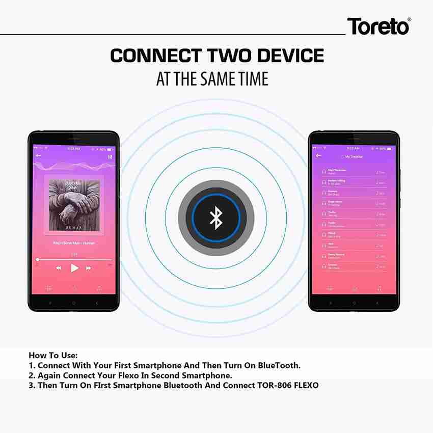 Toreto flexo bluetooth 2025 headphones