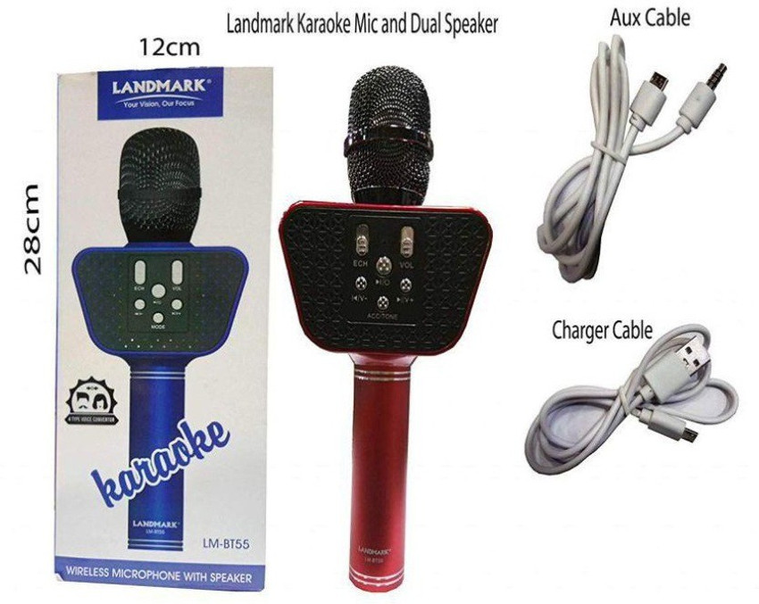 Landmark karaoke mic deals lm bt55