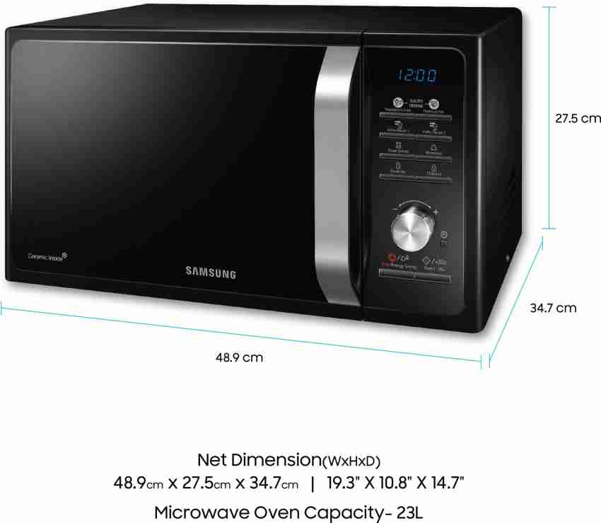 samsung 23l solo microwave price