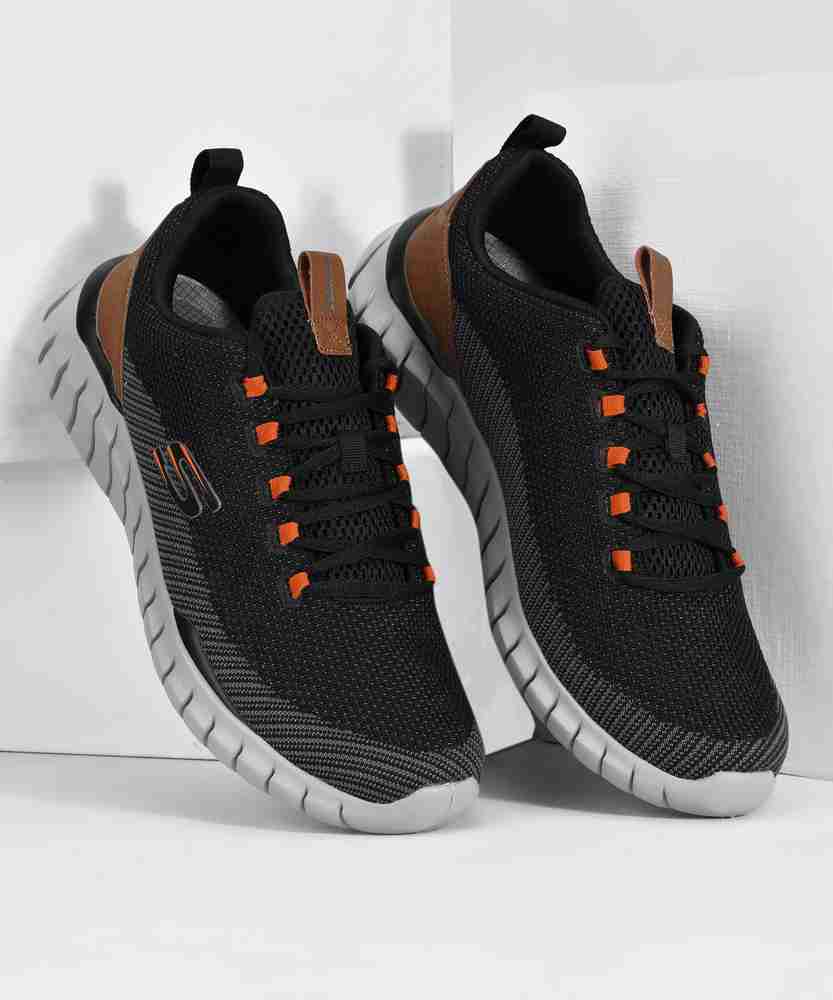 Skechers overhaul black running shoes outlet
