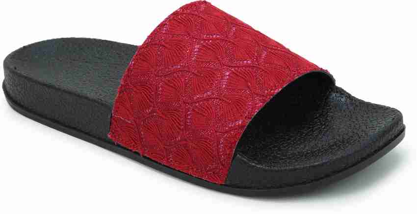 Gucci signature hot sale slide sandal red