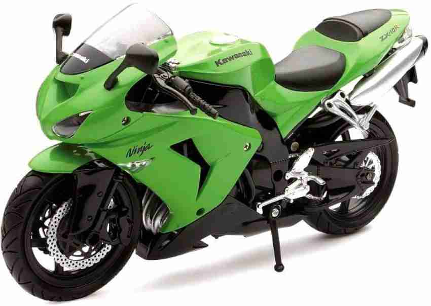 New-Ray 1:12 Scale, Die Cast, Kawasaki ZX-10R Motorcycle (Green 