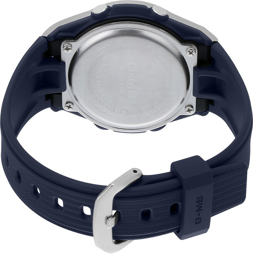 CASIO MSG C100 2ADR Baby G MSG C100 2ADR Analog Digital Watch