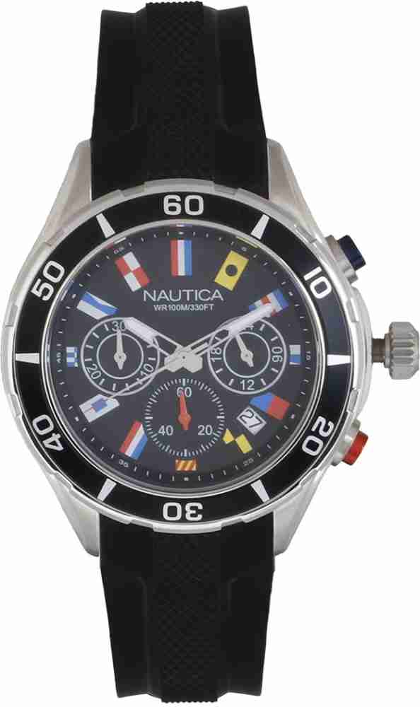 NAUTICA Nst 12 Flags Analog Watch - For Men - Buy NAUTICA Nst 12