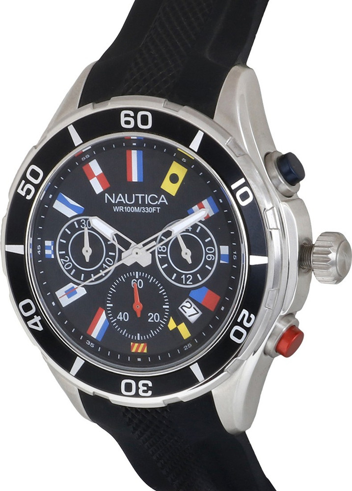 NAUTICA Nst 12 Flags Analog Watch - For Men - Buy NAUTICA Nst 12