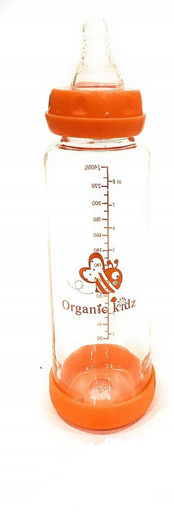 Organic kidz glass feeding bottle discount