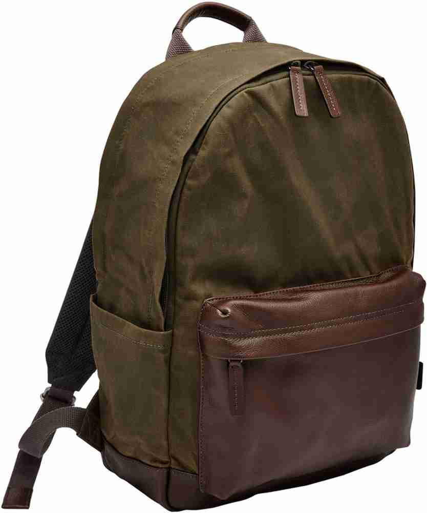 FOSSIL Buckner 20.05 L Laptop Backpack Green Price in India Flipkart