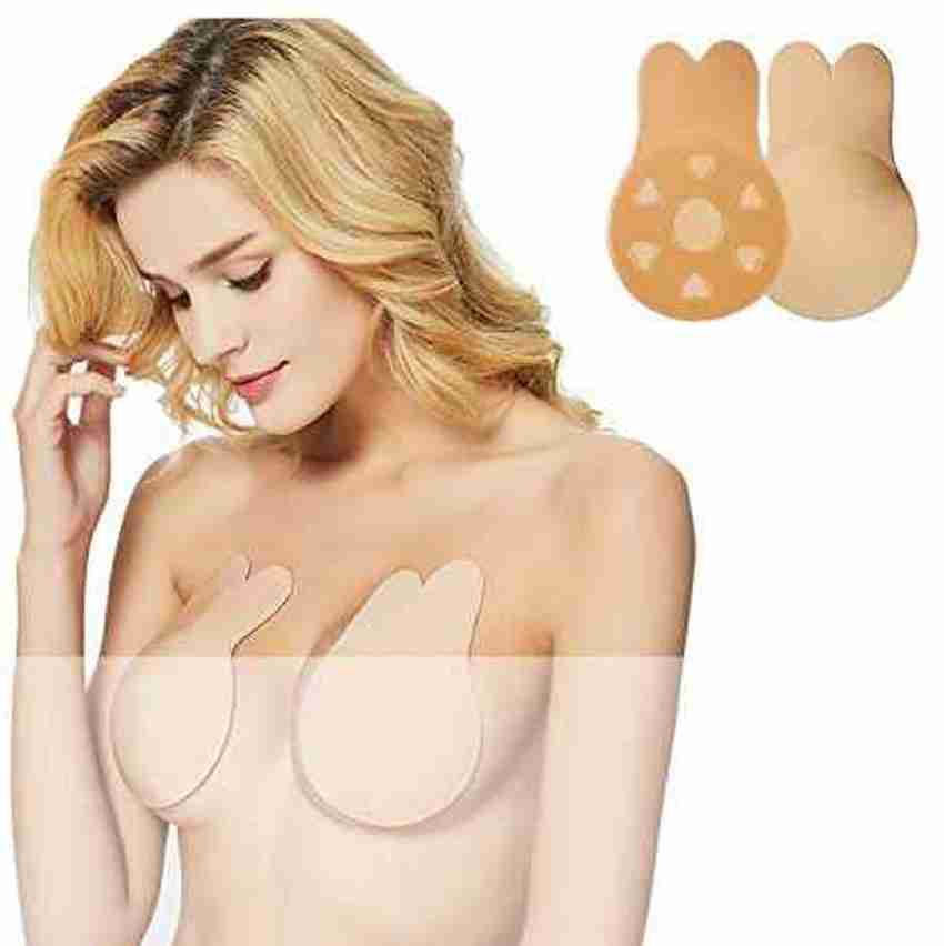 Breast Nipple Cover Self Adhesive Satin Bra Tape Pads Pasties Enhancer  Stickers）